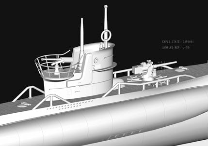 1/350 DKM Navy Type VII-B U-Boat - Hobby Sense