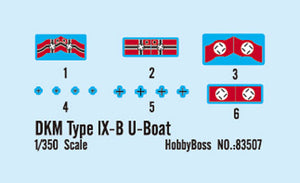 1/350 DKM Type lX-B U-Boat - Hobby Sense