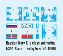 1/350 PLAN Kilo Class Submarine - Hobby Sense