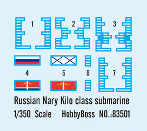 1/350 PLAN Kilo Class Submarine - Hobby Sense