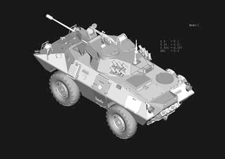 1/35 V-150 Commando w/20mm Cannon - Hobby Sense
