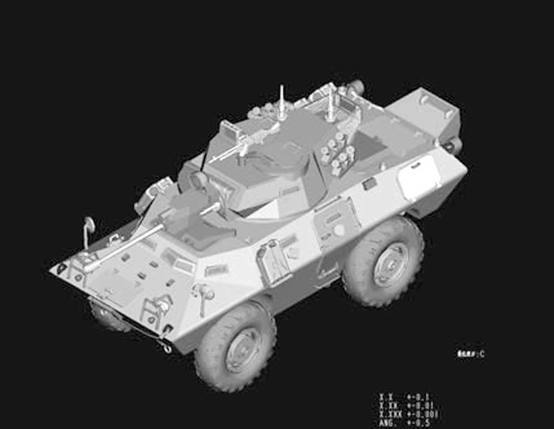 1/35 V-150 Commando w/20mm Cannon - Hobby Sense