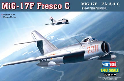 1/48 MiG-17F Fresco C - Hobby Sense