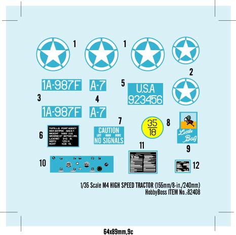 1/35 M4 High Speed Tractor (155mm/8-in./240mm) - Hobby Sense
