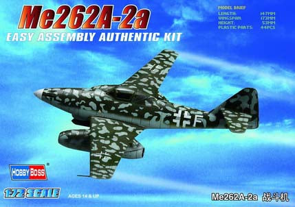 1/72 Me262 A-2a Bomber, Easy Kit - Hobby Sense