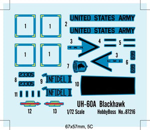 1/72 UH-60A Blackhawk - Hobby Sense