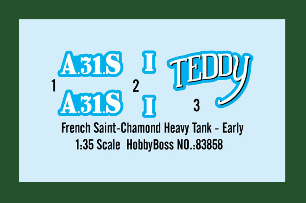 1/35 French Saint Chamond Heavy Tank - Early - Hobby Sense