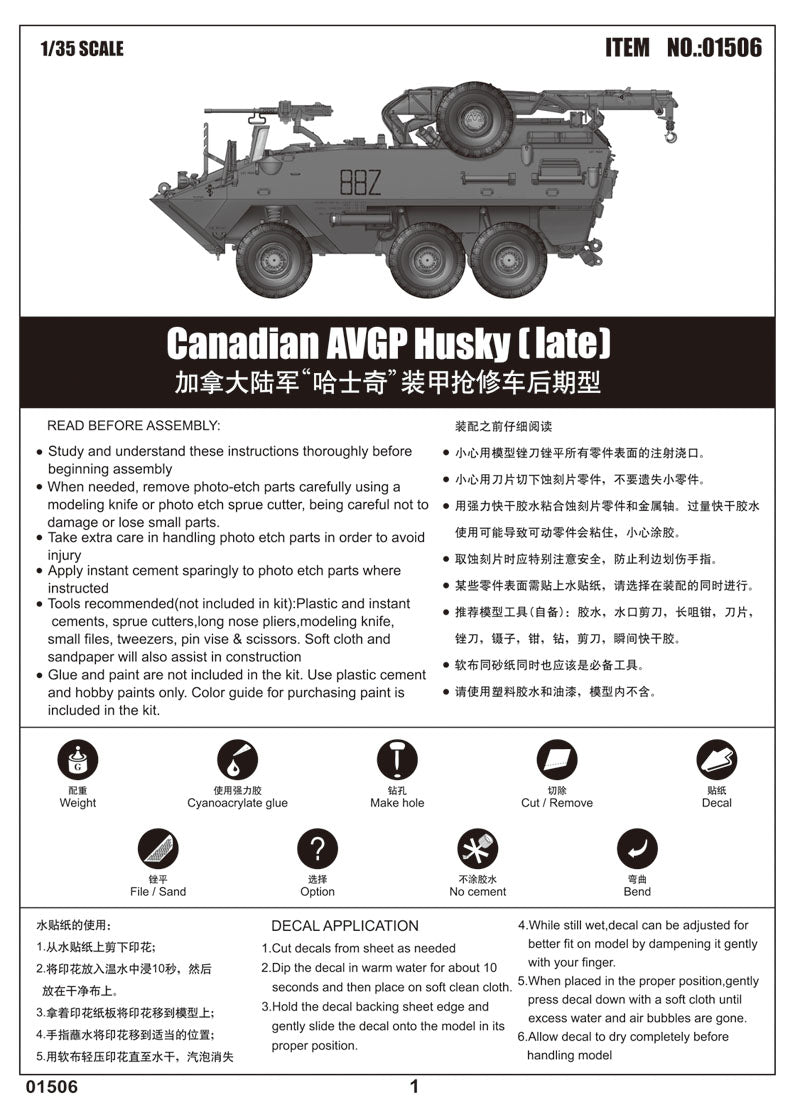 1/35 Canadian Husky 6x6 AVGP, Improved Version - Hobby Sense