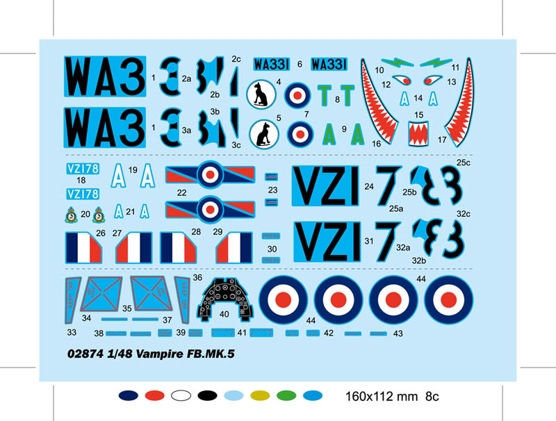 1/48 Vampire FB.MK.5 - Hobby Sense