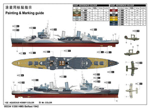 1/350 HMS Belfast 1942 - Hobby Sense