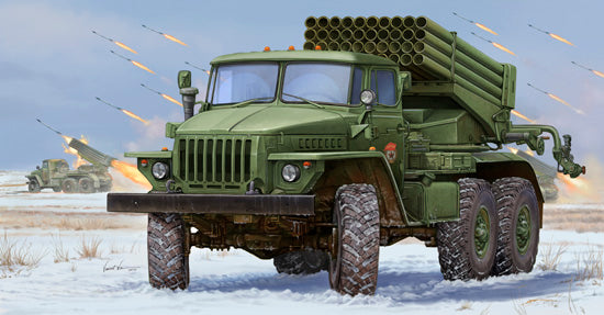 1/35 Russian BM-21 Grad Multiple Rocket Launcher - Hobby Sense