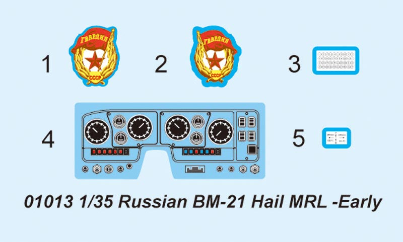 1/35 Russian BM-21 Grad Multiple Rocket Launcher - Hobby Sense