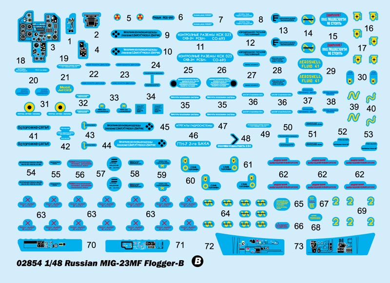 1/48 MIG-23MF Flogger-B - Hobby Sense