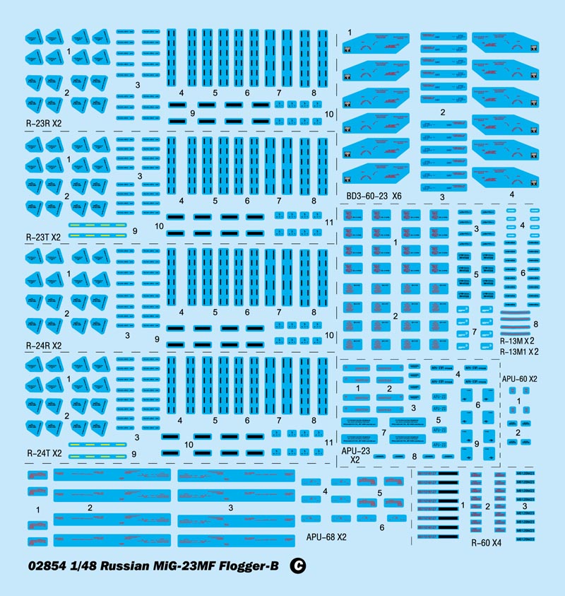 1/48 MIG-23MF Flogger-B - Hobby Sense