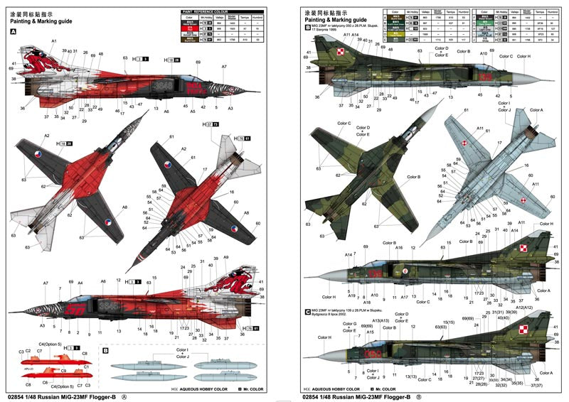 1/48 MIG-23MF Flogger-B - Hobby Sense