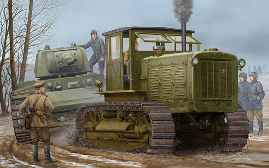 1/35 Russian ChTZ S-65 Tractor with Cab - Hobby Sense