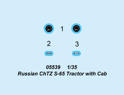1/35 Russian ChTZ S-65 Tractor with Cab - Hobby Sense