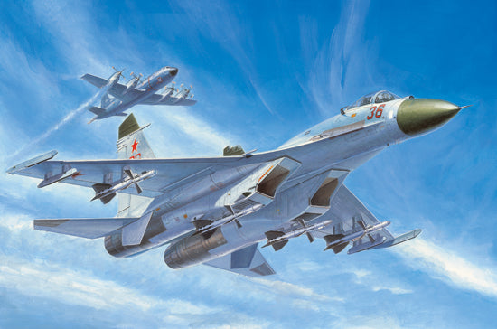 1/72 Russian Su 27 Early type Fighter - Hobby Sense