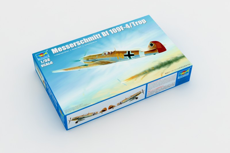 1/32 Messerschmitt Bf 109F-4/Trop - Hobby Sense