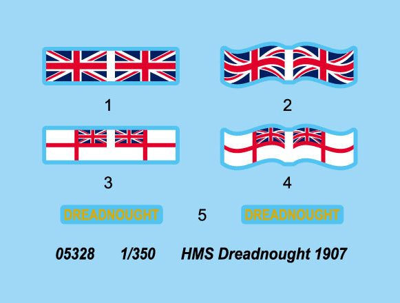 1/350 HMS Dreadnought 1907 - Hobby Sense