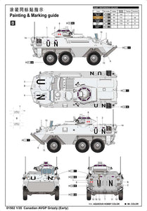 1/35 Canadian Grizzly 6x6 Armored Vehicle General Purpose (AVGP) - Hobby Sense