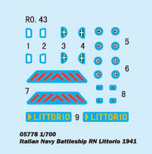 1/700 Italian Navy Battleship RN Littorio 1941 - Hobby Sense