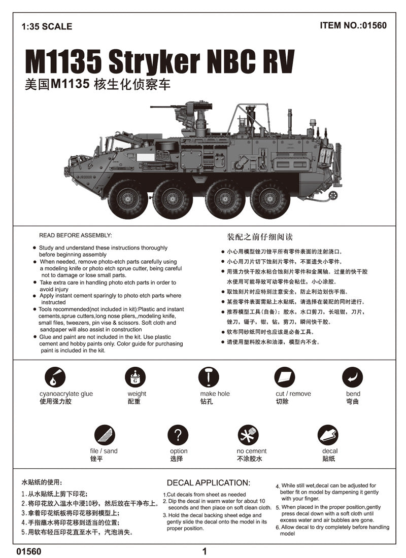 1/35 M1135 Stryker NBC RV - Hobby Sense