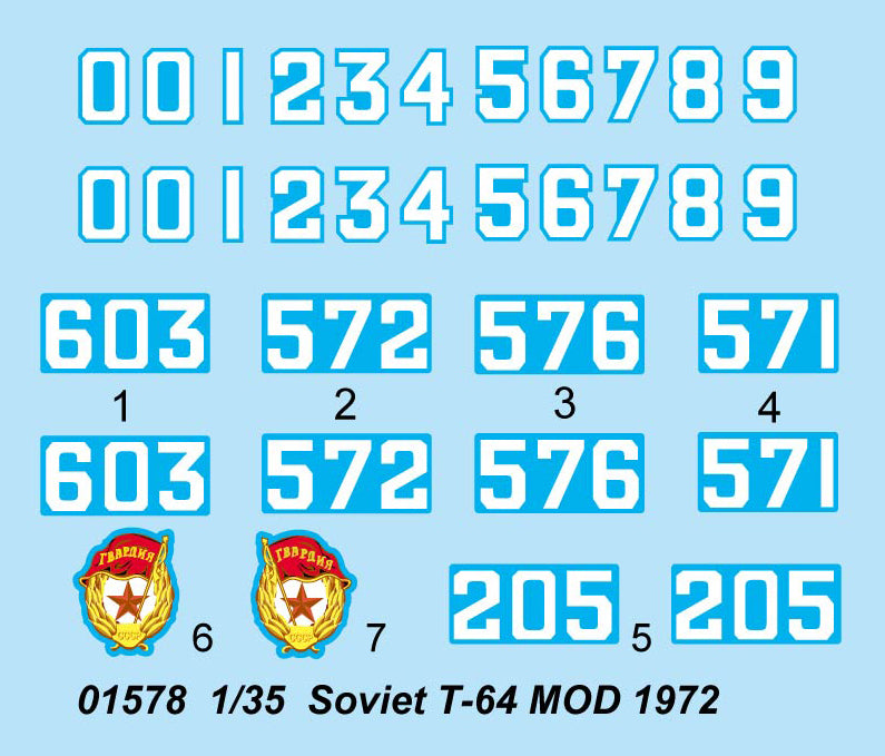 1/35 Soviet T64 MOD 1972 - Hobby Sense