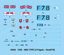 1/350 HMS TYPE 23 Frigate Kent (F78) - Hobby Sense