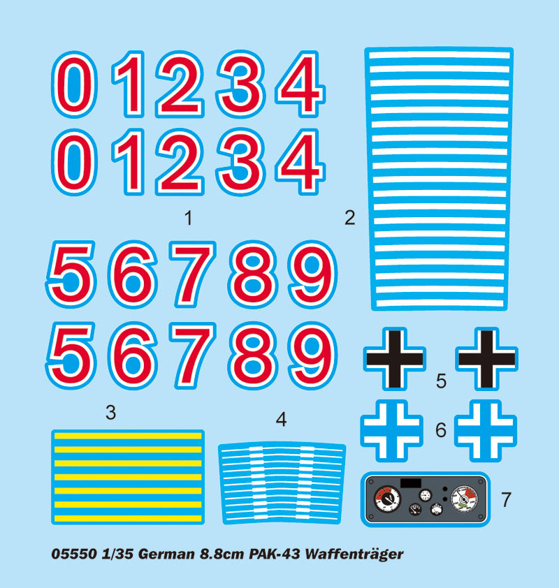 1/35 German 8.8cm PAK-43 Waffentrager Self Propelled Gun - Hobby Sense