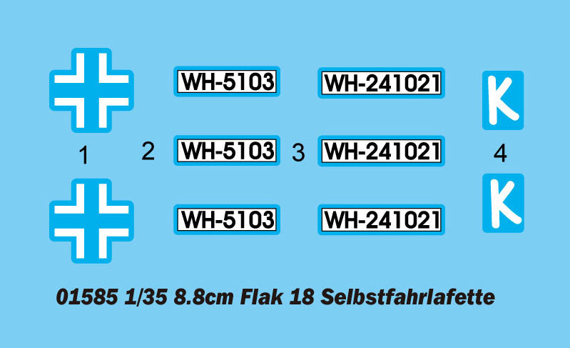1/35 8.8cm Flak 18 Selbstfahrlafette - Hobby Sense