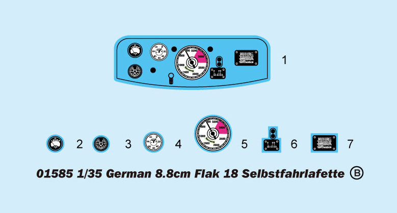 1/35 8.8cm Flak 18 Selbstfahrlafette - Hobby Sense