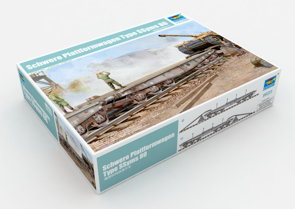 1/35 Schwere Plattformwagen Type Ssyms 800 - Hobby Sense