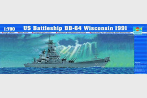 1/700 US Battleship BB-64 Wisconsin 1991 - Hobby Sense