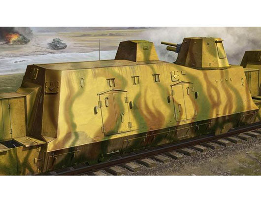 1/35 German Army Geschutzwagen Cannon Railcar - Hobby Sense