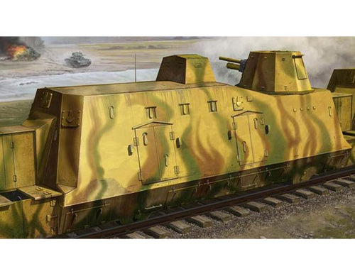 1/35 German Army Geschutzwagen Cannon Railcar - Hobby Sense