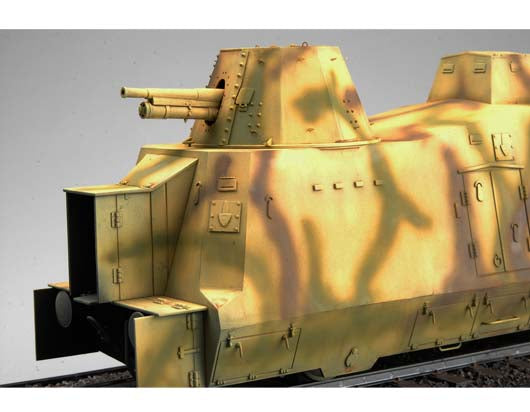 1/35 German Army Geschutzwagen Cannon Railcar - Hobby Sense