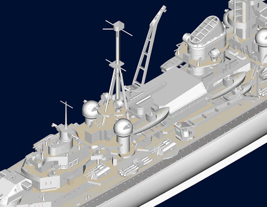 1/350 German Heavy Cruiser Admiral Hipper 1941 - Hobby Sense