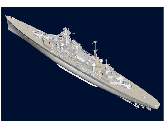 1/350 German Heavy Cruiser Admiral Hipper 1941 - Hobby Sense