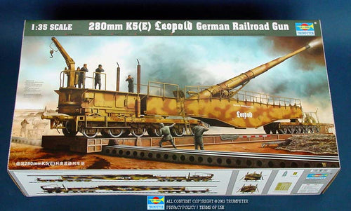 1/35 German Railway Gun K5(E) Leopold - Hobby Sense