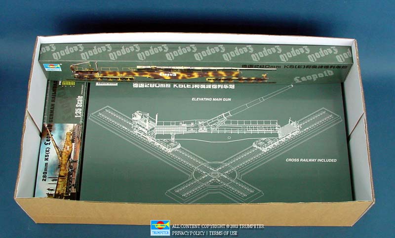 1/35 German Railway Gun K5(E) Leopold - Hobby Sense