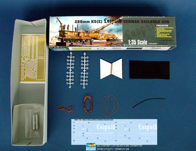 1/35 German Railway Gun K5(E) Leopold - Hobby Sense