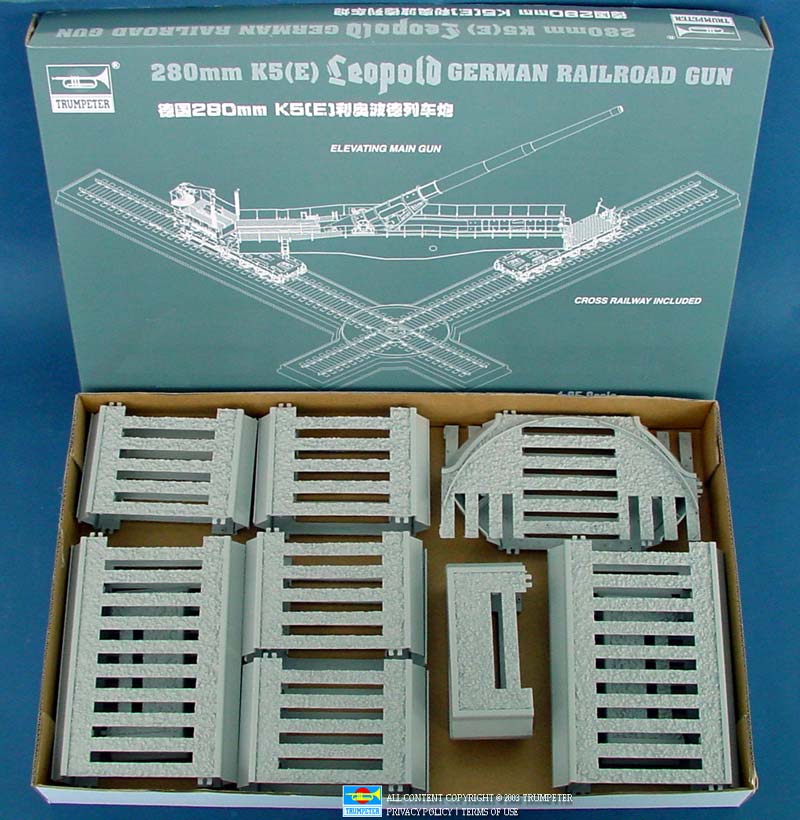 1/35 German Railway Gun K5(E) Leopold - Hobby Sense