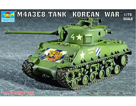 1/72 M4A3E8 Tank Korean War - Hobby Sense