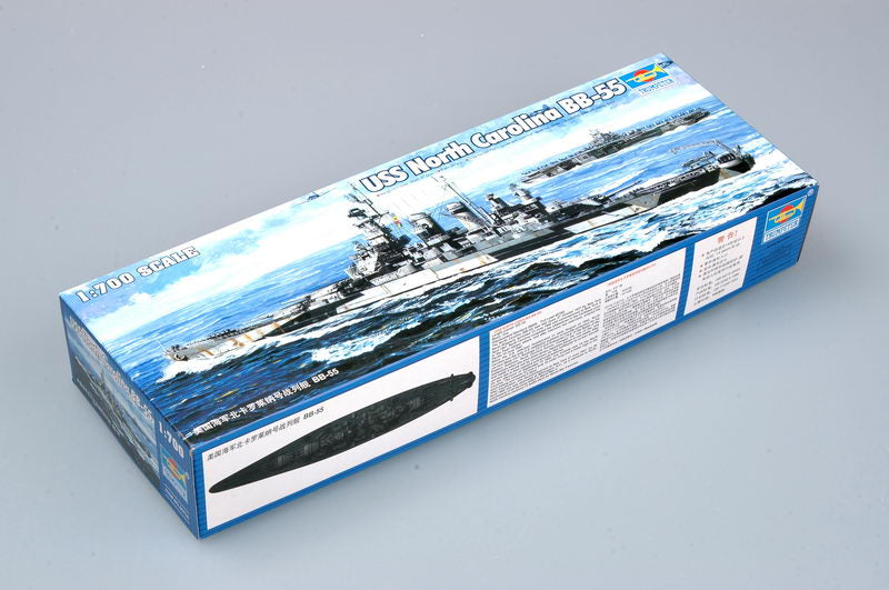 1/700 USS North Carolina BB 55 Battleship - Hobby Sense
