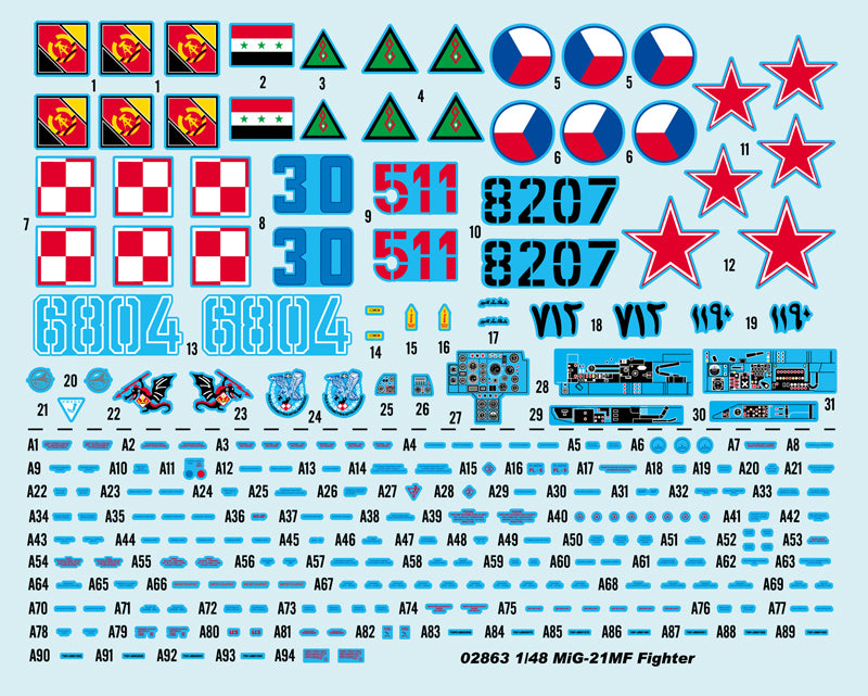 1/48 MiG 21MF - Hobby Sense