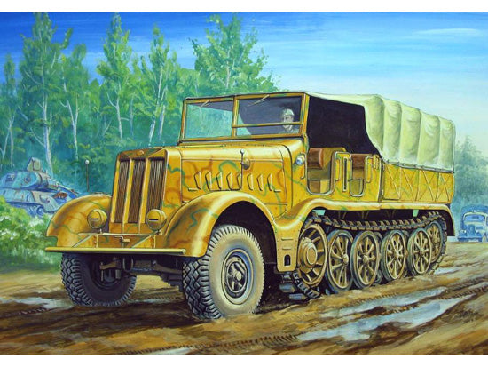 1/72 German Sd.Kfz.9 18 ton Heavy Halftrack Early Type - Hobby Sense