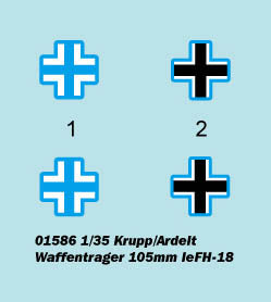 1/35 Krupp/Ardelt 105mm Waffentrager  leFH18 Weapons Carrier - Hobby Sense
