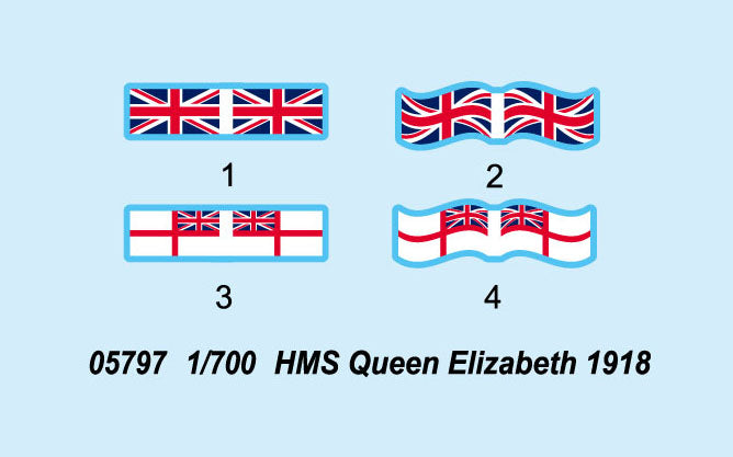 1/700 HMS Queen Elizabeth 1918 - Hobby Sense