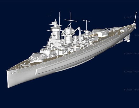 1/700 German Pocket Battleship (Panzer Schiff) Admiral Graf Spee - Hobby Sense